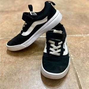 Vans Kids Black and White Sneakers
